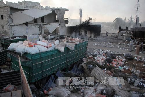 La Russie nie toute implication dans les frappes contre un convoi humanitaire en Syrie - ảnh 1